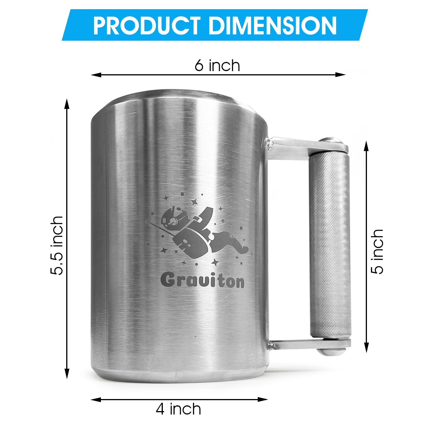 Graviton Steel Mug | Heavy Weightlifting Mug | Graviton™