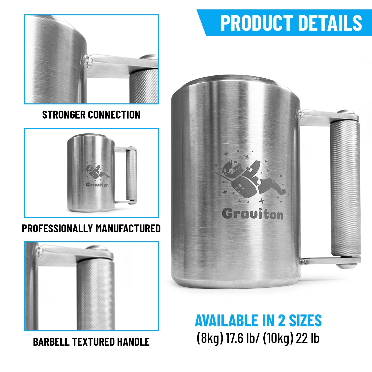 Graviton Steel Mug | Heavy Weightlifting Mug | Graviton™