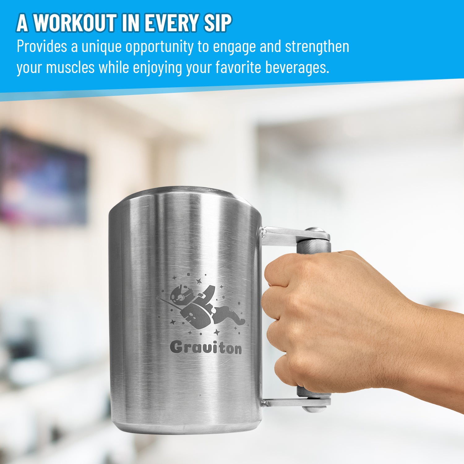 Graviton Steel Mug | Heavy Weightlifting Mug | Graviton™