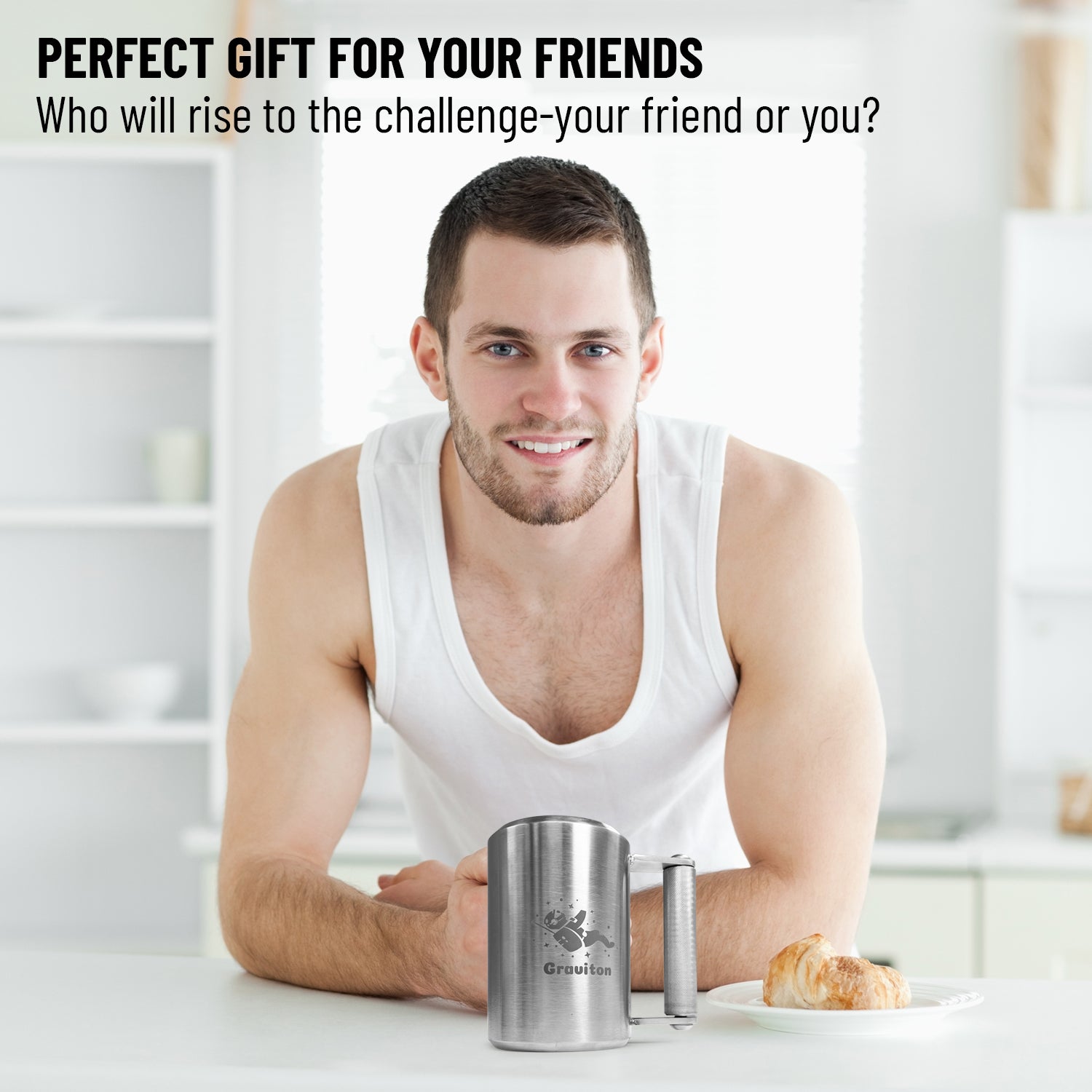 Graviton Steel Mug | Heavy Weightlifting Mug | Graviton™